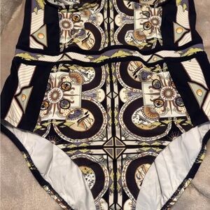Tory Burch Multicolor Patterned underwire One Piece Swimsuit